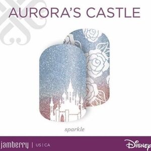 Jamberry Disney Aurora's Castle nail wraps